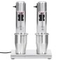 vidaXL Milchshake-Mixer mit zwei Bechern Edelstahl 2 L vidaXL Milchshake-Mixer mit zwei Bechern Edelstahl 2 L