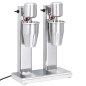 vidaXL Milchshake-Mixer mit zwei Bechern Edelstahl 2 L vidaXL Milchshake-Mixer mit zwei Bechern Edelstahl 2 L