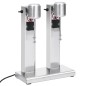 vidaXL Milchshake-Mixer mit zwei Bechern Edelstahl 2 L vidaXL Milchshake-Mixer mit zwei Bechern Edelstahl 2 L