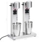 vidaXL Milchshake-Mixer mit zwei Bechern Edelstahl 2 L vidaXL Milchshake-Mixer mit zwei Bechern Edelstahl 2 L