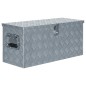 vidaXL Aluminiumkiste 80×30×35 cm Silbern vidaXL Aluminiumkiste 80×30×35 cm Silbern