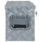 vidaXL Aluminiumkiste 80×30×35 cm Silbern vidaXL Aluminiumkiste 80×30×35 cm Silbern