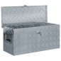 vidaXL Aluminiumkiste 80×30×35 cm Silbern vidaXL Aluminiumkiste 80×30×35 cm Silbern