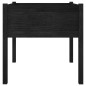vidaXL Pflanzkübel Schwarz 70x70x70 cm Massivholz Kiefer vidaXL Pflanzkübel Schwarz 70x70x70 cm Massivholz Kiefer