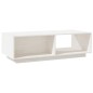 vidaXL Couchtisch Weiß 110x50x33,5 cm Massivholz Kiefer vidaXL Couchtisch Weiß 110x50x33,5 cm Massivholz Kiefer