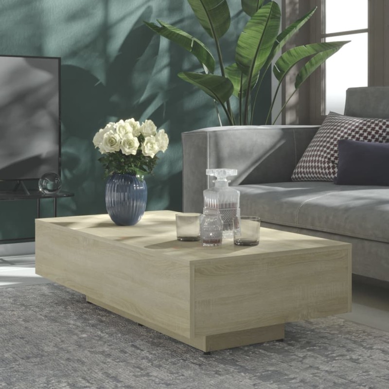 vidaXL Couchtisch Sonoma-Eiche 100x49,5x31 cm Holzwerkstoff vidaXL Couchtisch Sonoma-Eiche 100x49,5x31 cm Holzwerkstoff