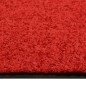 vidaXL Fußmatte Waschbar Rot 60x90 cm vidaXL Fußmatte Waschbar Rot 60x90 cm