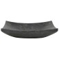 vidaXL Waschbecken 50x35x12 cm Marmor Schwarz vidaXL Waschbecken 50x35x12 cm Marmor Schwarz
