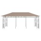vidaXL Pavillon mit Moskitonetz 6x3x2,73 m Taupe 180 g/m² vidaXL Pavillon mit Moskitonetz 6x3x2,73 m Taupe 180 g/m²