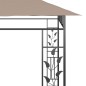vidaXL Pavillon mit Moskitonetz 6x3x2,73 m Taupe 180 g/m² vidaXL Pavillon mit Moskitonetz 6x3x2,73 m Taupe 180 g/m²