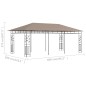 vidaXL Pavillon mit Moskitonetz 6x3x2,73 m Taupe 180 g/m² vidaXL Pavillon mit Moskitonetz 6x3x2,73 m Taupe 180 g/m²