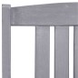 vidaXL Gartenstühle 4 Stk. Massivholz Akazie Grau vidaXL Gartenstühle 4 Stk. Massivholz Akazie Grau