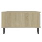 vidaXL Couchtisch Weiß und Sonoma-Eiche 90x60x35 cm Holzwerkstoff vidaXL Couchtisch Weiß und Sonoma-Eiche 90x60x35 cm Holzwerkstoff