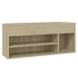 vidaXL Schuhbank Sonoma-Eiche 105x30x45 cm Holzwerkstoff vidaXL Schuhbank Sonoma-Eiche 105x30x45 cm Holzwerkstoff