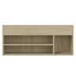 vidaXL Schuhbank Sonoma-Eiche 105x30x45 cm Holzwerkstoff vidaXL Schuhbank Sonoma-Eiche 105x30x45 cm Holzwerkstoff
