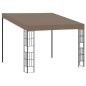 vidaXL Wand-Pavillon 3x3 m Taupe Stoff vidaXL Wand-Pavillon 3x3 m Taupe Stoff