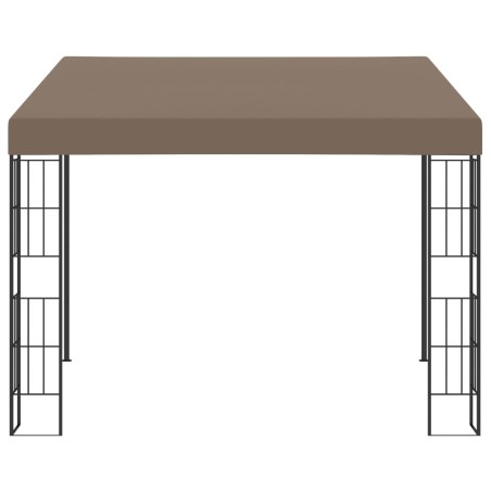 vidaXL Wand-Pavillon 3x3 m Taupe Stoff