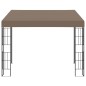 vidaXL Wand-Pavillon 3x3 m Taupe Stoff vidaXL Wand-Pavillon 3x3 m Taupe Stoff
