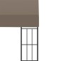 vidaXL Wand-Pavillon 3x3 m Taupe Stoff vidaXL Wand-Pavillon 3x3 m Taupe Stoff