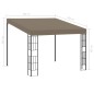 vidaXL Wand-Pavillon 3x3 m Taupe Stoff vidaXL Wand-Pavillon 3x3 m Taupe Stoff