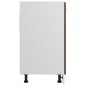 vidaXL Spülenunterschrank Braun Eiche-Optik 80x46x81,5cm Holzwerkstoff vidaXL Spülenunterschrank Braun Eiche-Optik 80x46x81,5cm Holzwerkstoff