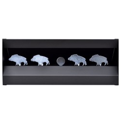 vidaXL Magnetischer Scheibenkasten 4 + 1 Ziele Wildschwein-Design