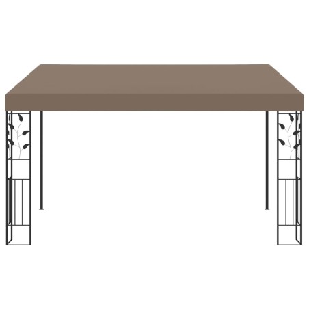 vidaXL Wand-Pavillon 4x3x2,5 m Taupe