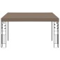 vidaXL Wand-Pavillon 4x3x2,5 m Taupe vidaXL Wand-Pavillon 4x3x2,5 m Taupe