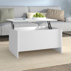 vidaXL Couchtisch Weiß 80x55,5x41,5 cm Holzwerkstoff