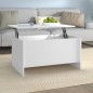 vidaXL Couchtisch Weiß 80x55,5x41,5 cm Holzwerkstoff vidaXL Couchtisch Weiß 80x55,5x41,5 cm Holzwerkstoff