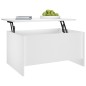 vidaXL Couchtisch Weiß 80x55,5x41,5 cm Holzwerkstoff vidaXL Couchtisch Weiß 80x55,5x41,5 cm Holzwerkstoff