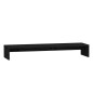 vidaXL Monitorständer Schwarz 100x27x15 cm Massivholz Kiefer vidaXL Monitorständer Schwarz 100x27x15 cm Massivholz Kiefer