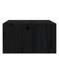 vidaXL Monitorständer Schwarz 100x27x15 cm Massivholz Kiefer vidaXL Monitorständer Schwarz 100x27x15 cm Massivholz Kiefer