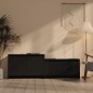 vidaXL TV-Schrank Schwarz 146,5x35x50 cm Holzwerkstoff vidaXL TV-Schrank Schwarz 146,5x35x50 cm Holzwerkstoff