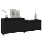 vidaXL TV-Schrank Schwarz 146,5x35x50 cm Holzwerkstoff vidaXL TV-Schrank Schwarz 146,5x35x50 cm Holzwerkstoff