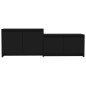vidaXL TV-Schrank Schwarz 146,5x35x50 cm Holzwerkstoff vidaXL TV-Schrank Schwarz 146,5x35x50 cm Holzwerkstoff