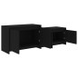 vidaXL TV-Schrank Schwarz 146,5x35x50 cm Holzwerkstoff vidaXL TV-Schrank Schwarz 146,5x35x50 cm Holzwerkstoff