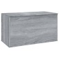 vidaXL Aufbewahrungstruhe Grau Sonoma 84x42x46 cm Holzwerkstoff vidaXL Aufbewahrungstruhe Grau Sonoma 84x42x46 cm Holzwerkstoff