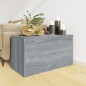 vidaXL Aufbewahrungstruhe Grau Sonoma 84x42x46 cm Holzwerkstoff vidaXL Aufbewahrungstruhe Grau Sonoma 84x42x46 cm Holzwerkstoff