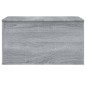 vidaXL Aufbewahrungstruhe Grau Sonoma 84x42x46 cm Holzwerkstoff vidaXL Aufbewahrungstruhe Grau Sonoma 84x42x46 cm Holzwerkstoff