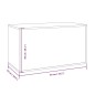 vidaXL Aufbewahrungstruhe Grau Sonoma 84x42x46 cm Holzwerkstoff vidaXL Aufbewahrungstruhe Grau Sonoma 84x42x46 cm Holzwerkstoff