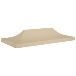 vidaXL Partyzelt-Dach 6x3 m Beige 270 g/m² 