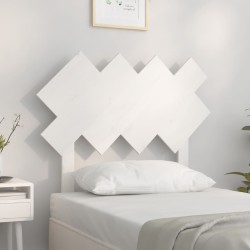 vidaXL Kopfteil Weiß 92x3x81 cm Massivholz Kiefer