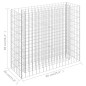 vidaXL Gabionen-Hochbeet Verzinkter Stahl 90×30×90 cm vidaXL Gabionen-Hochbeet Verzinkter Stahl 90×30×90 cm