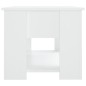 vidaXL Couchtisch Weiß 79x49x41 cm Holzwerkstoff vidaXL Couchtisch Weiß 79x49x41 cm Holzwerkstoff