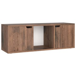 vidaXL TV-Schrank Räuchereiche 88,5x27,5x30,5 cm Holzwerkstoff
