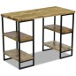 vidaXL Büroschreibtisch Mangoholz 110×50×76 cm vidaXL Büroschreibtisch Mangoholz 110×50×76 cm