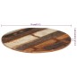 vidaXL Tischplatte Rund 70 cm 15-16 mm Altholz Massiv vidaXL Tischplatte Rund 70 cm 15-16 mm Altholz Massiv