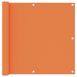 vidaXL Balkon-Sichtschutz Orange 90x300 cm Oxford-Gewebe