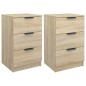 vidaXL Nachttische 2 Stk. Sonoma-Eiche 40x36x65 cm vidaXL Nachttische 2 Stk. Sonoma-Eiche 40x36x65 cm
